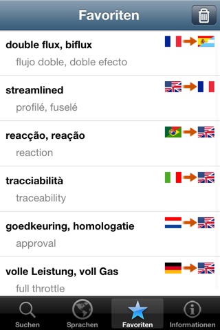 Dictionnaire de l’Aéronautique en 21 langues screenshot 4