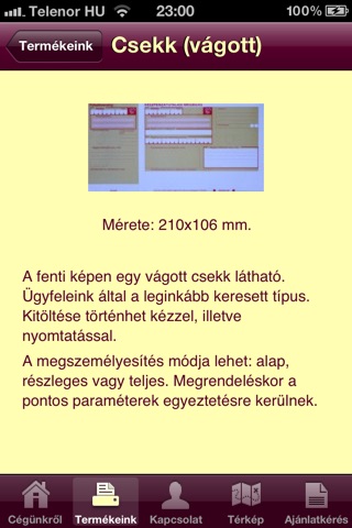 Csekkek.hu screenshot 2