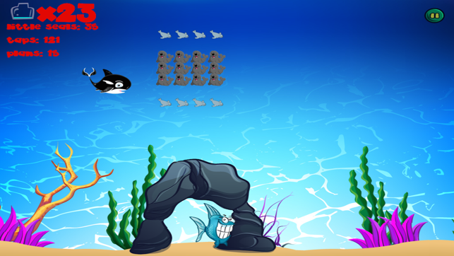 Orca Trail's Play Whale FREE - Sea Ocean Reef Swimmer Game F(圖4)-速報App