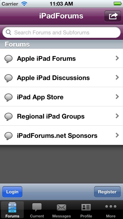 Discussion Forum for iPad Users