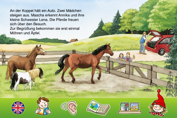 Pixi Buch "Unterwegs mit den Ponys" für iPhone