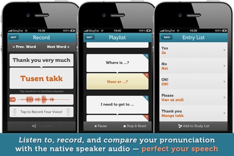 WordUP Norwegian ~ Mirai Language Systems screenshot 3