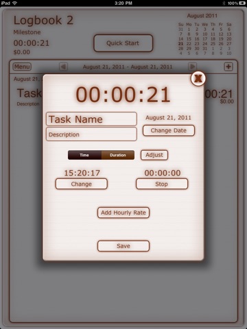 TimeVault - Hour Tracking and Invoicing Lite screenshot 4