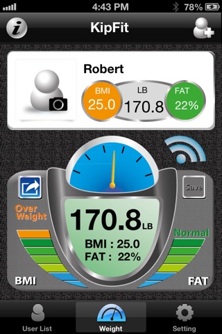 KipFit screenshot 2