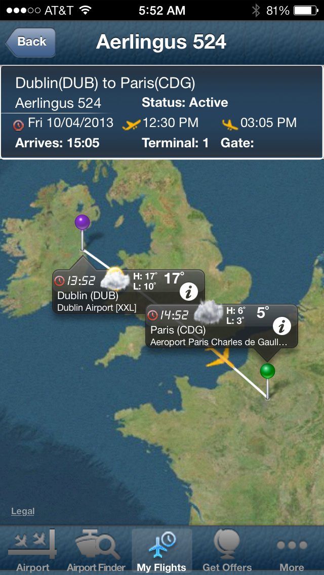 Paris Charles de Gaulle Airport + Flight Tracker Screenshot 1