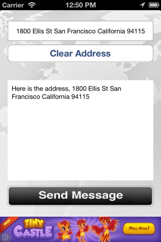 Text Address screenshot 3