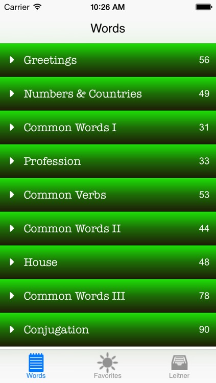 Learn German - Leitner