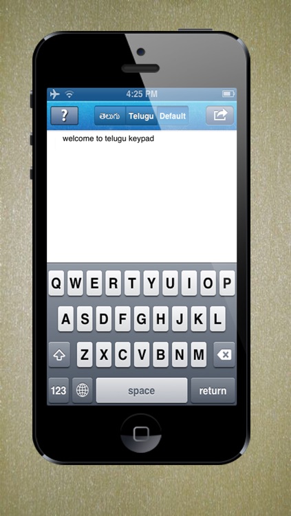 Telugu Keypad - send SMS/E-Mail/Message and update Facebook/Twitter/Instagram
