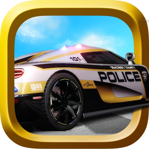Action School Mad Cop vs Extreme Robber Chase HD FREE! icon