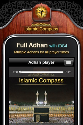 Islamic Compass: Prayer Times & Athan Alarm