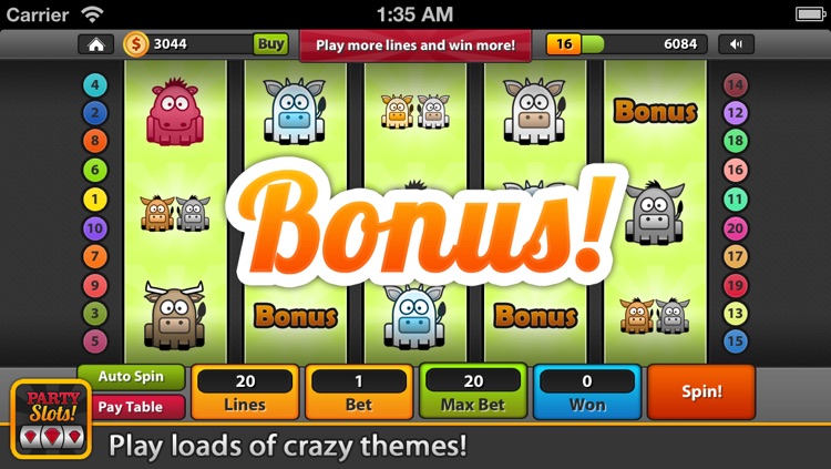 Party Slots - Slot Machine With Spin The Wheel Bonus