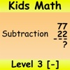 Kids Math Subtraction Level 3