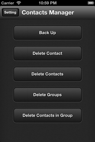 Multiple Contacts Delete and Easy BackUp App Lite screenshot 2