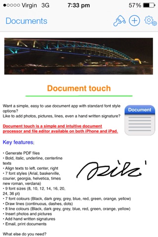 Office touch: word processor + spreadsheet file editor screenshot 2