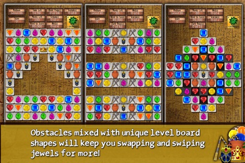 Jewel Drops - Match three puzzle screenshot 3