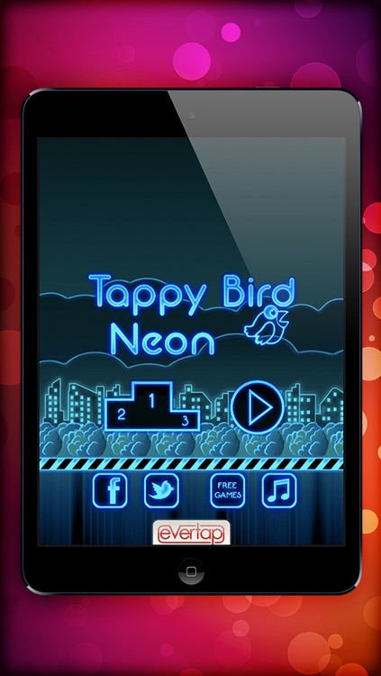 Tappy Bird Neon screenshot-3