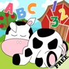 Farm Animals Toddler Preschool FREE - All in 1 Educational Puzzle Games for Kids