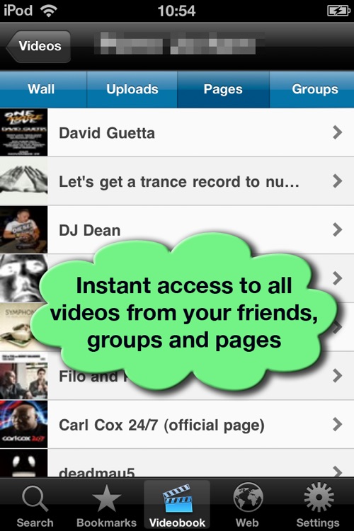 VideoTime for Facebook - Find, Play & Share Videos of your Friends screenshot-3