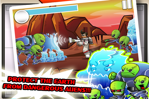 Action Adventure Hero vs Alien Space Shooter Free War Games screenshot 2