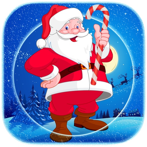 Fat Santa Christmas Holiday Fun Run Icon