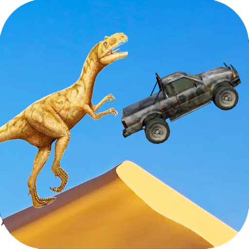 Aaah The Dinosaur! Rampage Racing iOS App