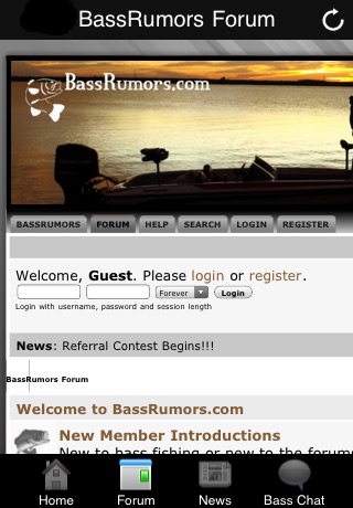 BassRumors screenshot 2