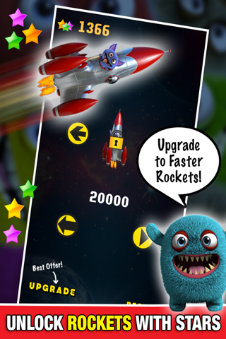 Monster in Space: Multiplayer FREE Racing Alien Dash Game - By Dead Cool Apps screenshot 4