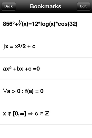 Math Keyboard screenshot 2