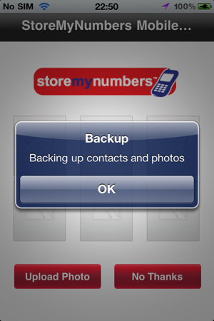 StoreMyNumbers Mobile Backup(圖2)-速報App