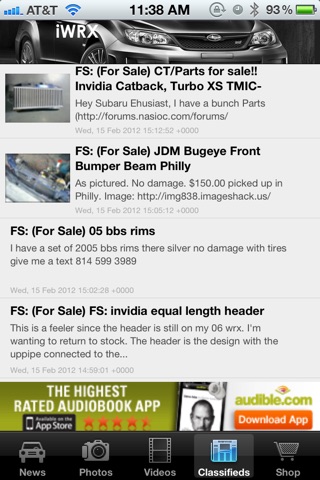 iWRX - News and Media for Subaru WRX STi Enthusiast! screenshot 4