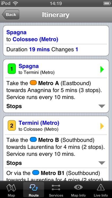 Rome Metro - Map and route planner by Zuti