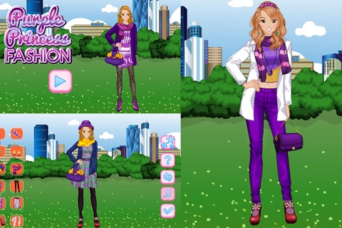 Purple Princess Fashion screenshot 3