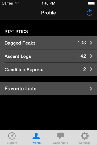 the peak bagging app screenshot 4