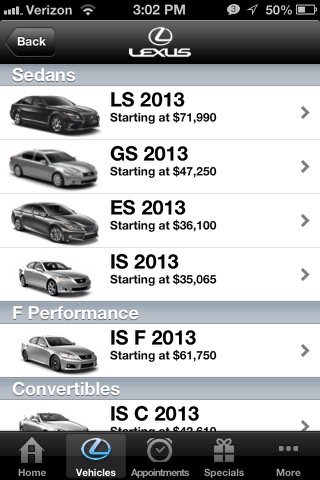 Fresno Lexus screenshot 2