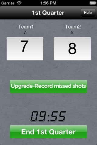 Netball Score Keeper Lite screenshot 2