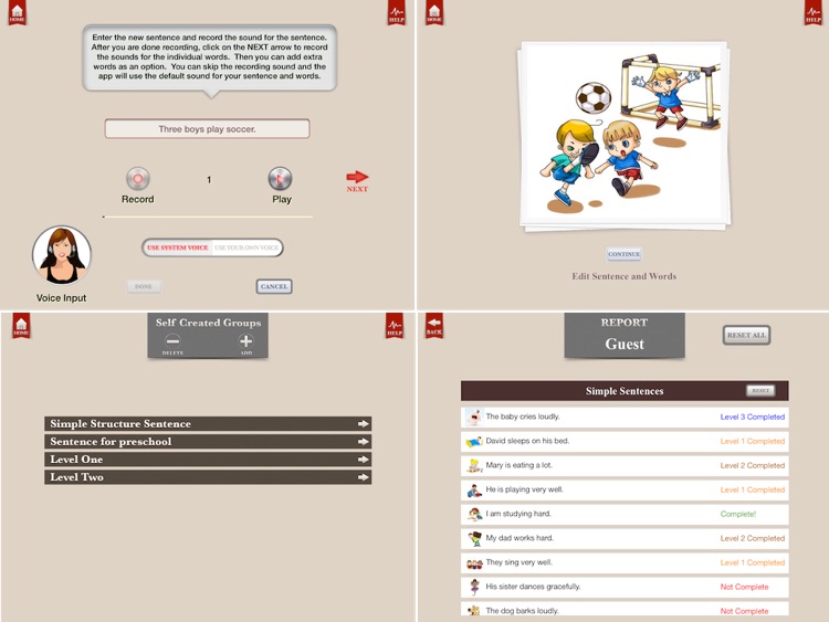 Sentence Builder for Special Needs Children screenshot-3