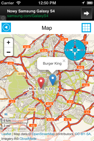 Spain offline road map & POI. Free edition with Barcelona and Madrid. screenshot 3