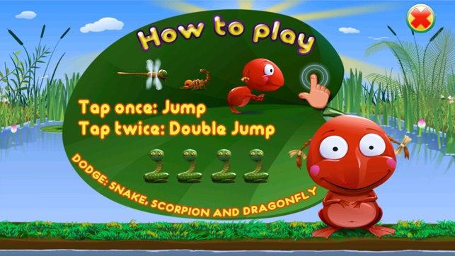 Go Frog Go - Jack the Tiny Red Jumpy Frog vs. Hoppy Insects(圖2)-速報App