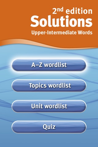 Solutions 2nd edition Upper-Intermediate Words screenshot 2
