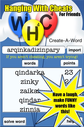 #1 Hanging With Cheats For Friends ~ Best Hanging Word Finder Cheat For Words and Hanging Friends screenshot 3