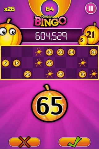 Pumpkin Bingo FREE screenshot 2