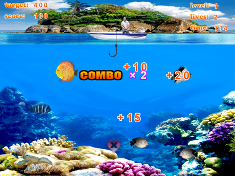 Crazy Finger Fishing Free HD screenshot 4