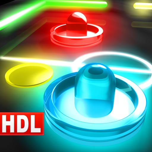 Glow Hockey 2 HD FREE iOS App