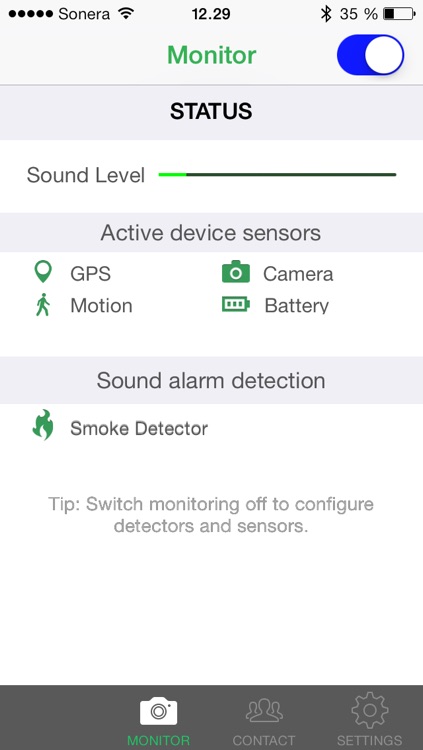 BiiSafe Home - Remote monitoring with picture and video clips