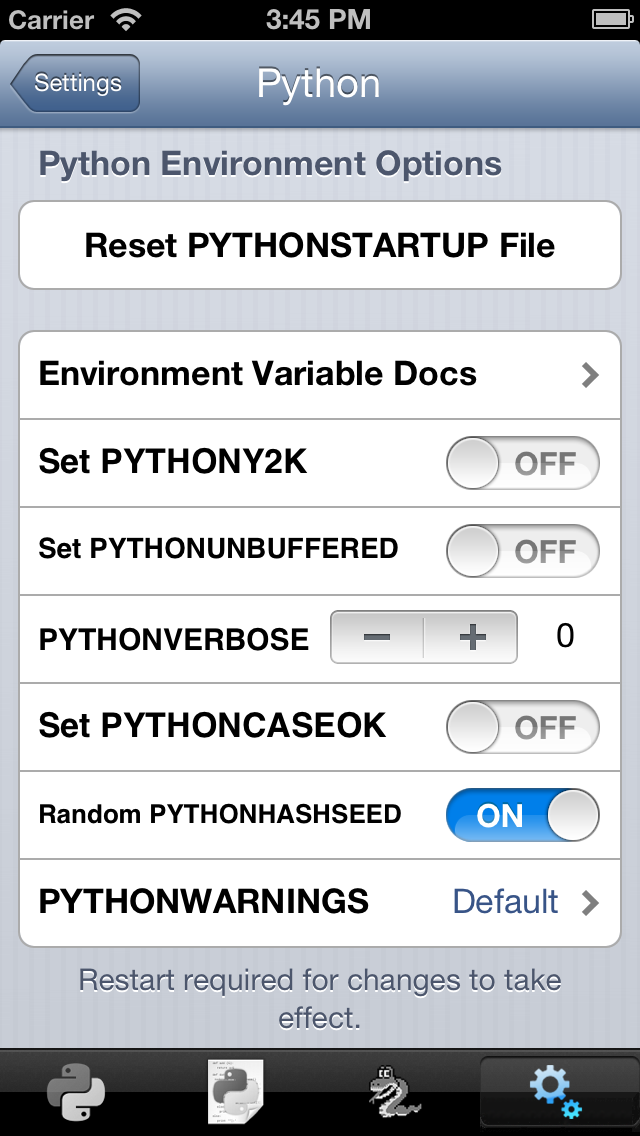 Python 2.7 for iOS Screenshot 5
