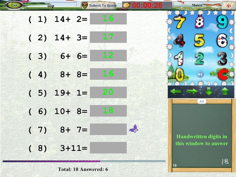 Primary School Mathematics oral calculation exercises