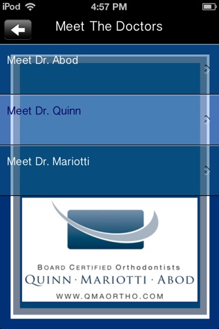 QuinnMariottiAbod Orthodontics screenshot 3