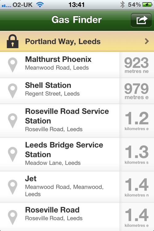 Gas Finder - Find your nearest Gas Stations