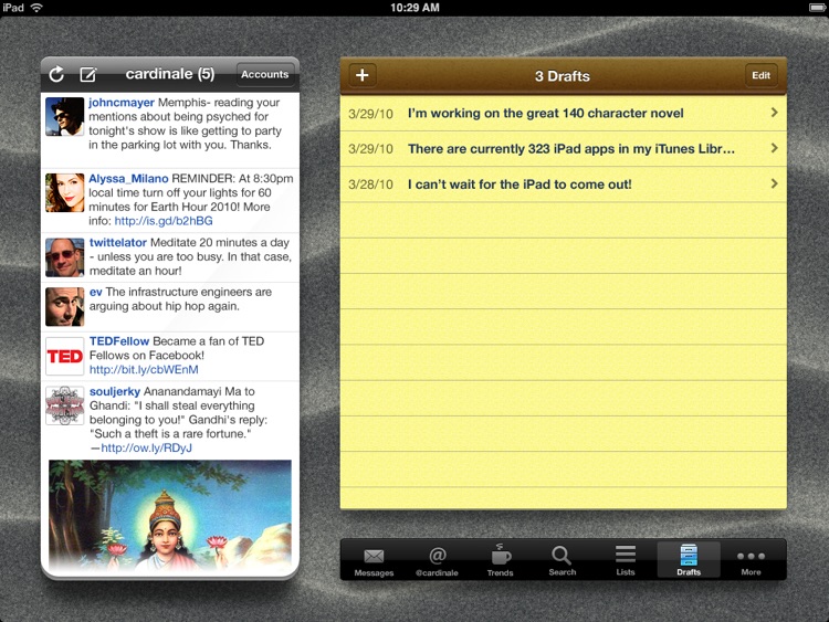 Twittelator for iPad and Twitter