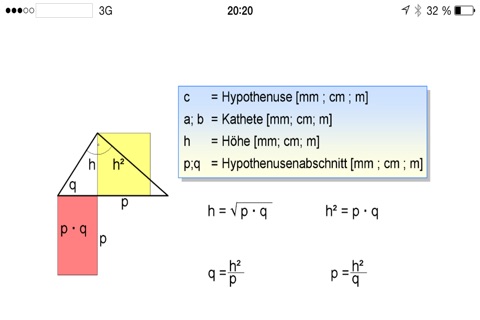 Umgestellte Formeln Mathematik und Physik screenshot 4